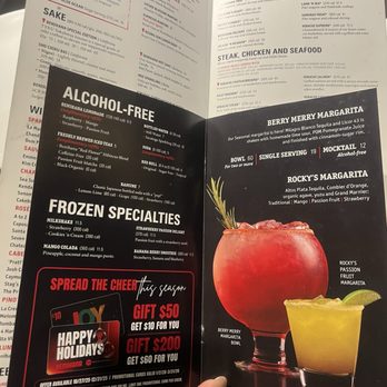 Benihana - Cupertino - December 2025 Menu - Steakhouses Near Me - Cupertino, California