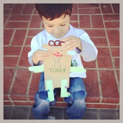 Speech Goals - Puppet made at speech school to learn about body parts :D