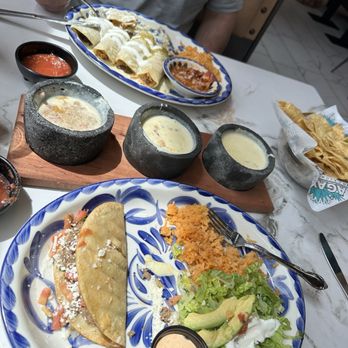 Agaves Mexican Grill - Trio Dip, tacos and enchiladas - Mexican Near Me - Olathe, Kansas