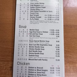 China Wok - Menu page