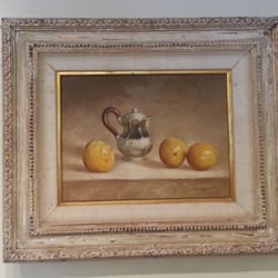 Antiques and Treasures - Original oil painting , very beautiful piece!!!