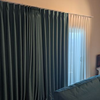 A Blinds - primary bedroom 2-layered curtains - Shutters Near Me - Buena Park, California A Blinds - primary bedroom 2-layered curtains - Shutters Near Me - Buena Park, California
