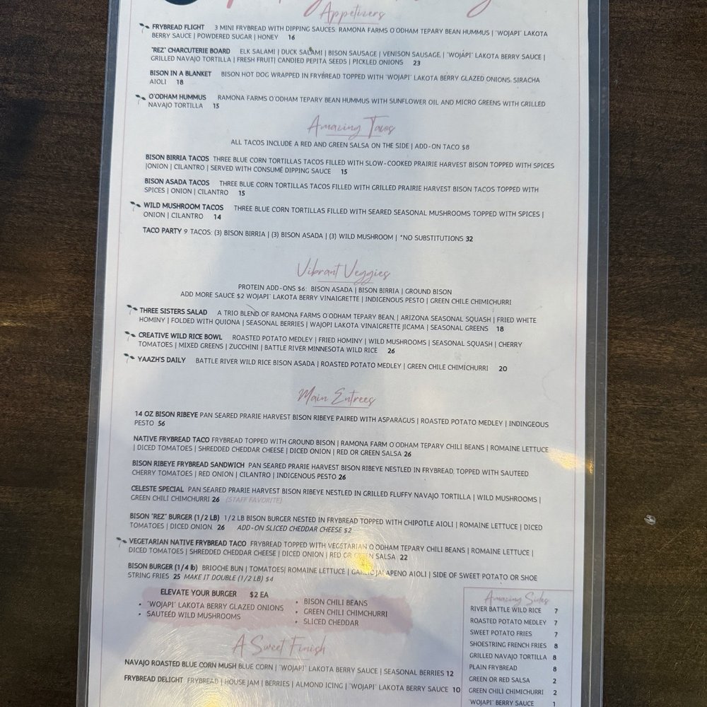 The Frybread Lounge - Menu - Lounges Near Me - Scottsdale, Arizona