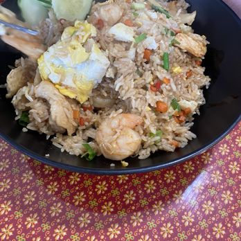 Thai Orchid - Fried rice with chicken and seafood - Thai Near Me - Columbus, Georgia Thai Orchid - Fried rice with chicken and seafood - Thai Near Me - Columbus, Georgia