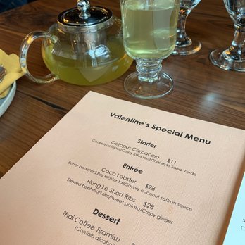 Temsib Eatery & Bar - $3 strawberry Vanilla Hot Tea - Thai Near Me - Bellevue, Washington