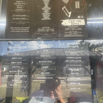 Off The Rails Pizza - Menu - Food Trucks Near Me - Hawthorne, Florida