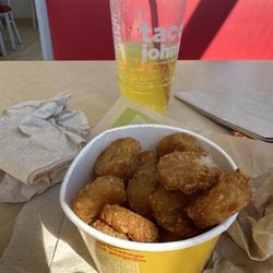 Taco John's - Rancid unseasoned potato oles