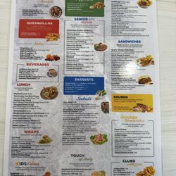 Ana's Cafe - Here is a photo of the menu.