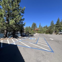 Donner Lake Marina - Handicap parking spaces