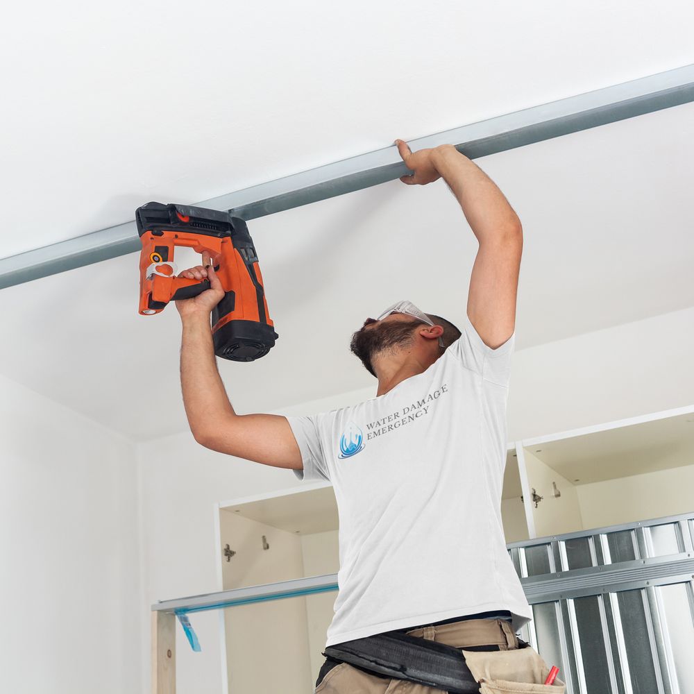 Slide of Water Damage Emergency