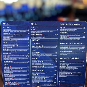 Blue Sushi Sake Grill - Happy Hour Menu - Sushi Bars Near Me - Tempe, Arizona Blue Sushi Sake Grill - Happy Hour Menu - Sushi Bars Near Me - Tempe, Arizona