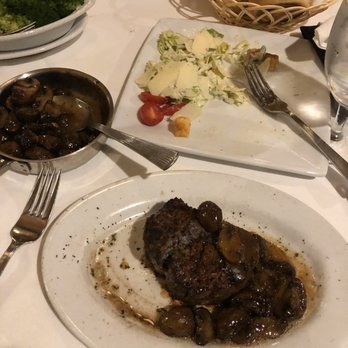 Ruth's Chris Steak House - Caesar Salad and Steak with Sauteed Mushrooms - Steakhouses Near Me - Berlin, Maryland Ruth's Chris Steak House - Caesar Salad and Steak with Sauteed Mushrooms - Steakhouses Near Me - Berlin, Maryland