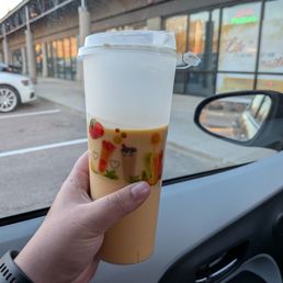 Mango milk tea Mango milk tea