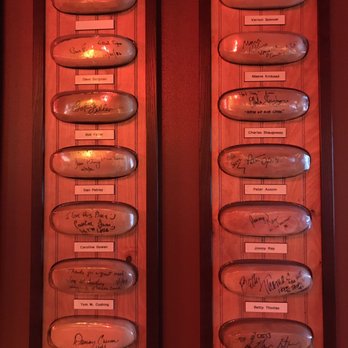 Tony Packo's - Signed buns on the walls - Hot Dogs Near Me - Toledo, Ohio
