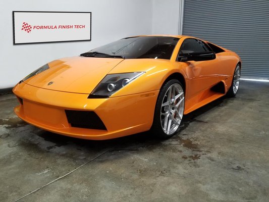 Lamborghini Murcielago: Ceramic Coating - We removed the scratches and imperfections from the paint of this Lamborghini Murcielago and applied a ceramic coating to protect it from future scratches, stains, and watermarks.