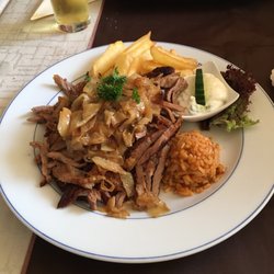 Akropolis - Gyros mit gebratenen Zwiebeln