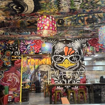 Frenchmen Art Bazaar - Inside the fried chicken place on the corner of Frenchman st - Public Art Near Me - New Orleans, Louisiana Frenchmen Art Bazaar - Inside the fried chicken place on the corner of Frenchman st - Public Art Near Me - New Orleans, Louisiana