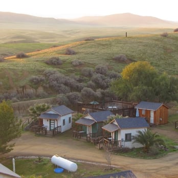 Mercey Hot Springs - Cabins at Sunrise in February - Resorts Near Me - Firebaugh, California Mercey Hot Springs - Cabins at Sunrise in February - Resorts Near Me - Firebaugh, California