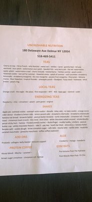 Menu photo 1 Uncrushable Nutrition Delmar, NY