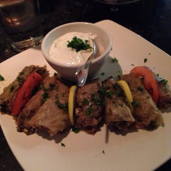 Phoenician Taverna - Lamb stuffed cabbage rolls with a yogurt cucumber sauce. You'll love it - Mediterranean Near Me - Mason, Ohio Phoenician Taverna - Lamb stuffed cabbage rolls with a yogurt cucumber sauce. You'll love it - Mediterranean Near Me - Mason, Ohio