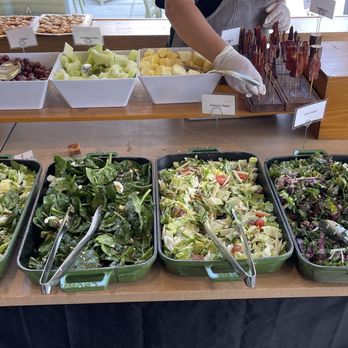 Founding Farmers Tysons - Brunch buffet- salad station - New American Near Me - Tysons, Virginia