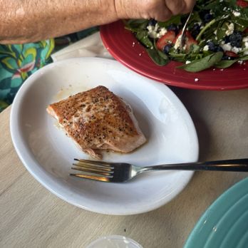 Jack Mackerel's Island Grill - Salmon was prepared perfectly - Seafood Near Me - Kure Beach, North Carolina