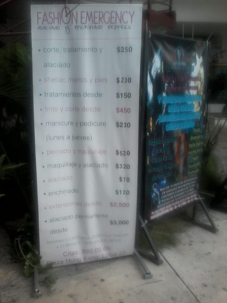 FASHION EMERGENCY Plaza Hong Kong Local 23, Cancún, Quintana Roo