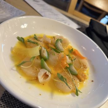 Trifecta - Scallop carpaccio - Sushi Bars Near Me - San Jose, California Trifecta - Scallop carpaccio - Sushi Bars Near Me - San Jose, California