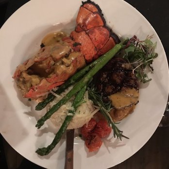 Capers - Petit filet with crab stuffed lobster tail, excellent! - American Near Me - Little Rock, Arkansas