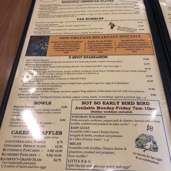 5 Spot - Menu - American Near Me - Seattle, Washington