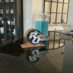 Rehab United Physical Therapy - Carmel Valley - Made this wood display for Dr Sarah and the team at Carmel Valley Rehab United