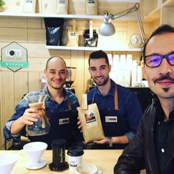 Lots Coffee House - Baristas Carlos and Mauro.