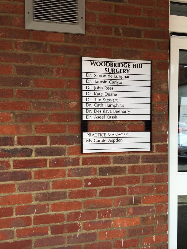 WOODBRIDGE HILL SURGERY Updated June 2024 1 Deerbarn Road