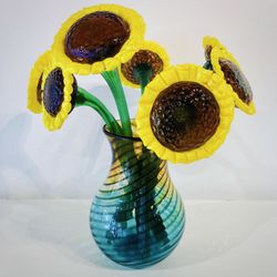 Hot Sand - Glass Sunflowers