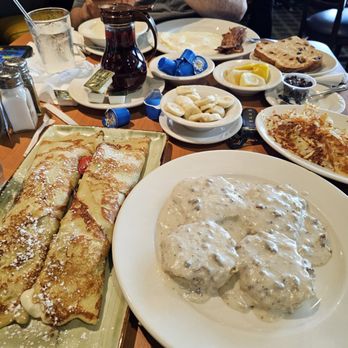 Lume's Pancake House - The whole spread - Pancakes Near Me - Chicago, Illinois Lume's Pancake House - The whole spread - Pancakes Near Me - Chicago, Illinois