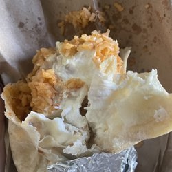 Taqueria La Autentica de Colima - My rice and sour cream burrito?
