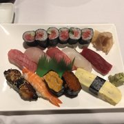 Photo of Sushi Gen - Los Angeles, CA, United States. Premium sushi deluxe $40 Pricing as of 2.19.22