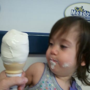 The Meadows - A medium Peanut Butter Cone already one-thirds gone. - Ice Cream & Frozen Yogurt Near Me - Du Bois, Pennsylvania The Meadows - A medium Peanut Butter Cone already one-thirds gone. - Ice Cream & Frozen Yogurt Near Me - Du Bois, Pennsylvania