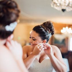 Alfonso's Salon - Beautiful bride! Hair and makeup by Alfonso