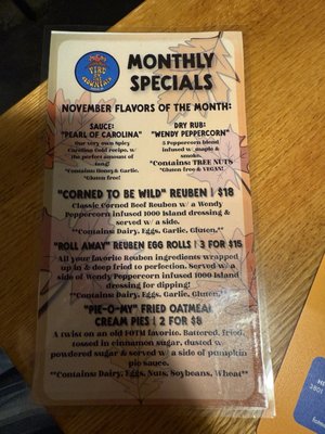Menu photo 3 Fire On The Mountain Denver, CO