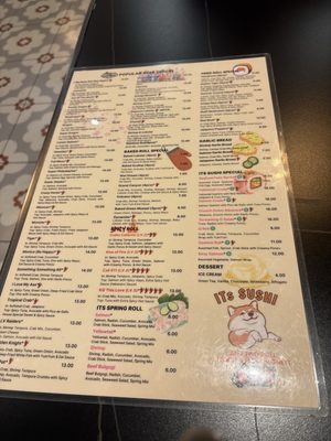 Menu photo 1 ITs SUSHI Henderson Henderson, NV Menu photo 1 ITs SUSHI Henderson Henderson, NV