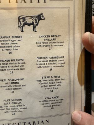 Menu photo 1 Serafina New York, NY Menu photo 1 Serafina New York, NY