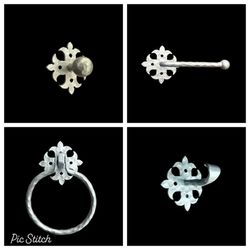 Bushere & Son Iron Studio Inc. - Our bath hardware products in Silver finish.