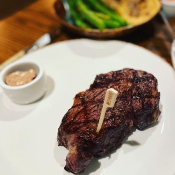 George and Violets  -  steak with a toothpick on it - Steakhouses Near Me - Springfield, Oregon