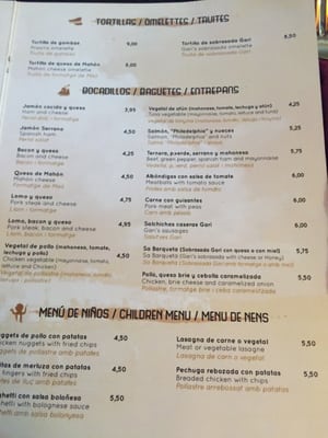 Menu photo 3 Sa Barqueta Villacarlos, PM Menu photo 3 Sa Barqueta Villacarlos, PM