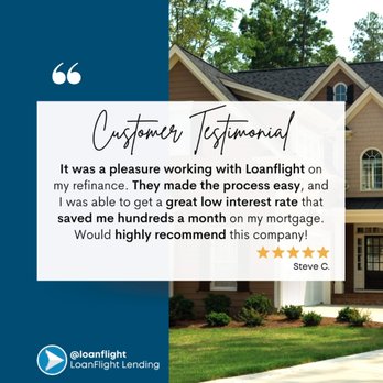 LoanFlight Lending - Another happy LoanFlight customer! - Mortgage Lenders Near Me - Tampa, Florida