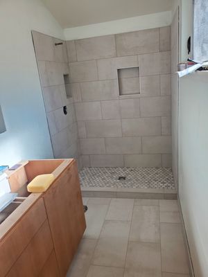 Bathroom Tile Installation - Davenport Handyman specializes in custom tile installation and repair.
- Backsplash Install
- Floor Tile
- Broken Tile Repair
Call for a free quote! Bathroom Tile Installation - Davenport Handyman specializes in custom tile installation and repair.
- Backsplash Install
- Floor Tile
- Broken Tile Repair
Call for a free quote!