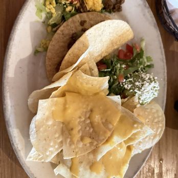 Maudie’s - Hill Country - One taco and chips plate - perfect size for me! - Tex-Mex Near Me - Austin, Texas Maudie’s - Hill Country - One taco and chips plate - perfect size for me! - Tex-Mex Near Me - Austin, Texas