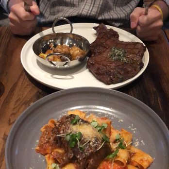 Warehouse 72 - Short rib ragu and ribeye - New American Near Me - Houston, Texas Warehouse 72 - Short rib ragu and ribeye - New American Near Me - Houston, Texas