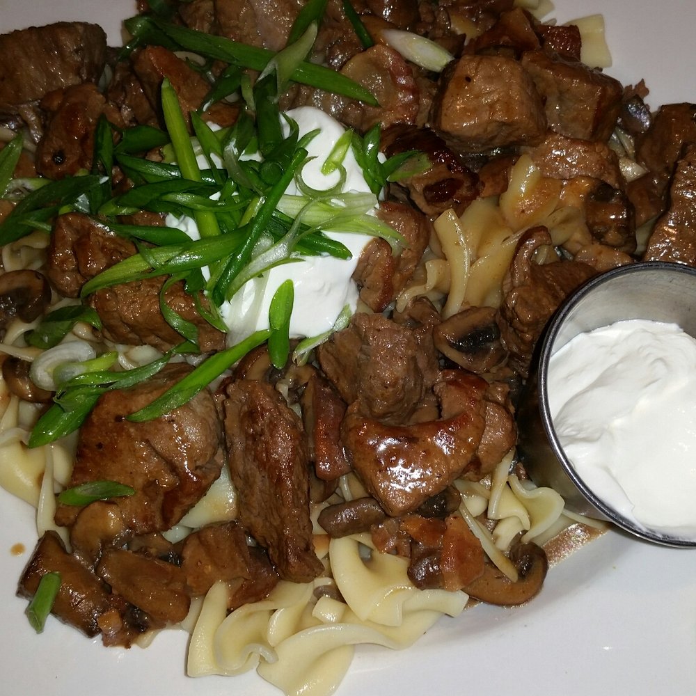 DeVine Bistro - Beef Stroganoff with Filet Tips - New American Near Me - Wellington, Florida DeVine Bistro - Beef Stroganoff with Filet Tips - New American Near Me - Wellington, Florida